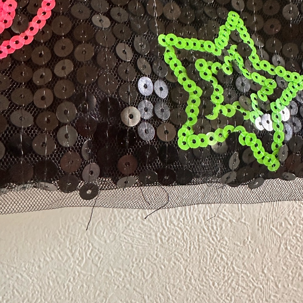 Lola + The Boys Black and Pink Sequin Slip Dress - Picture 9 of 10